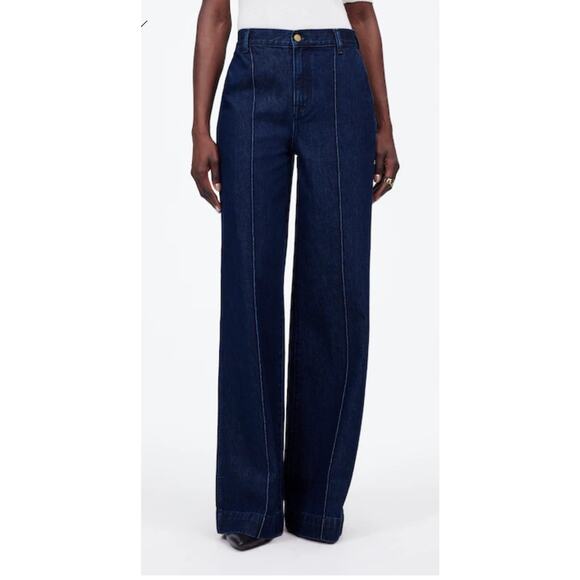 NWT Madewell Superwide-Leg Trouser Jeans Size 26 Retail $148 - Picture 2 of 6